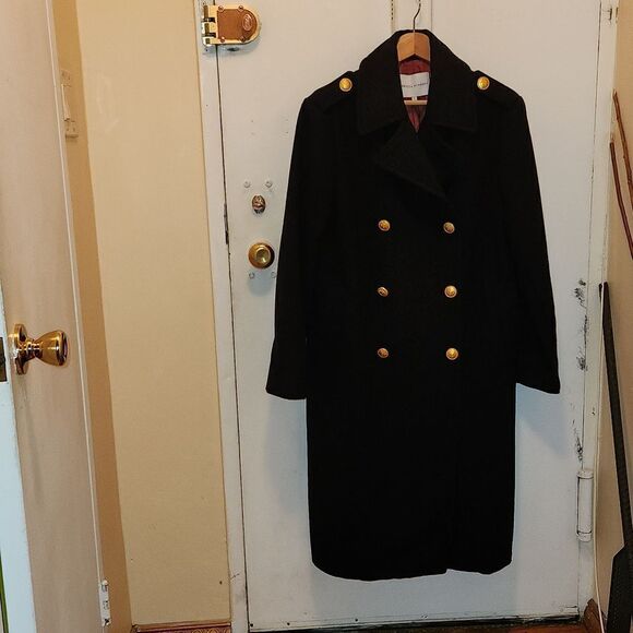 Rebecca Minkoff Officer's wool blend double-breasted coat - Picture 3 of 16